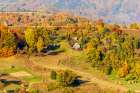 Romania, Alba County, Rimetea, Trascau Mountains. Art Print